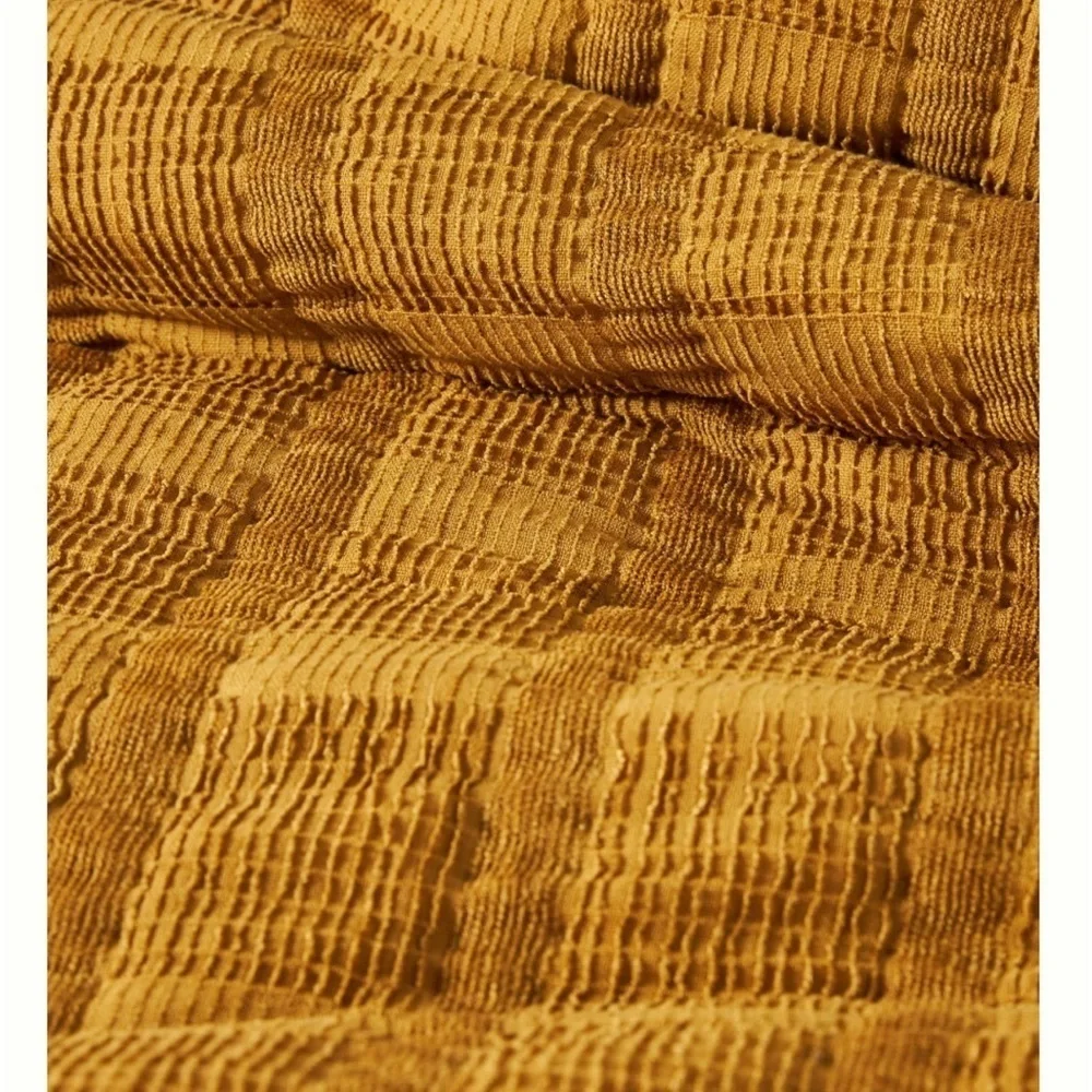 Anthropologie Paulette Chenille Quilt Queen New